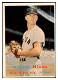 1957 Topps Baseball #189 Willard Nixon Red Sox EX-MT 527691