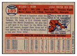 1957 Topps Baseball #189 Willard Nixon Red Sox EX-MT 527691