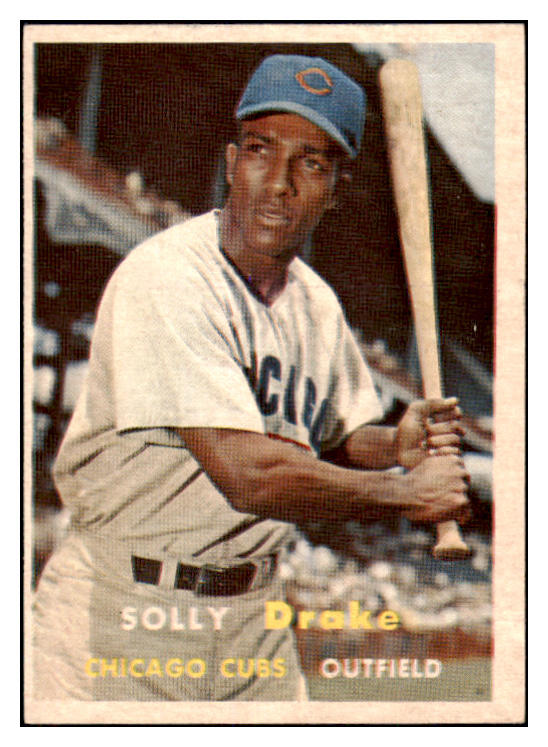 1957 Topps Baseball #159 Solly Drake Cubs EX-MT 527695