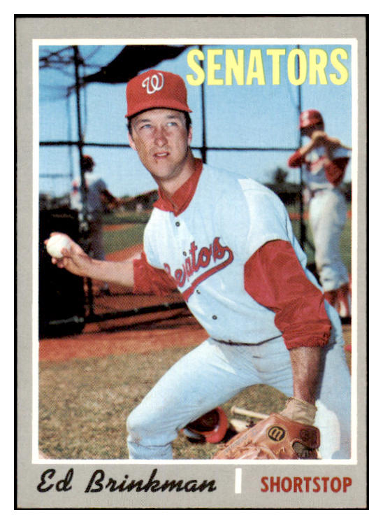 1970 Topps Baseball #711 Ed Brinkman Senators EX-MT 527698