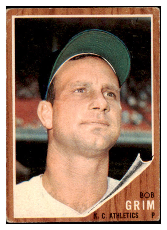 1962 Topps Baseball #564 Bob Grim A's VG-EX 527704