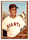 1962 Topps Baseball #565 Jose Pagan Giants VG-EX 527705