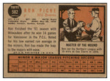 1962 Topps Baseball #582 Ron Piche Braves VG-EX 527711