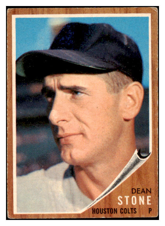 1962 Topps Baseball #574 Dean Stone Colt .45s VG-EX 527714