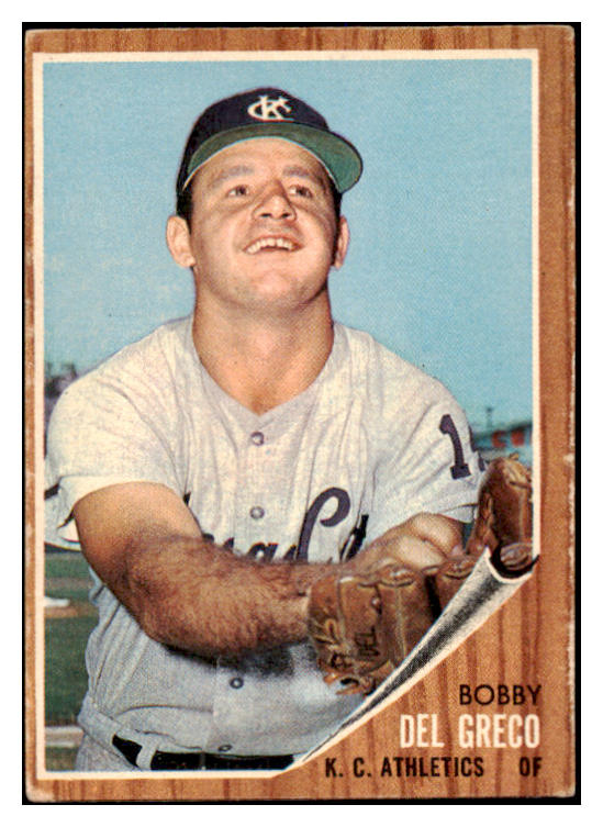 1962 Topps Baseball #548 Bobby Del Greco A's VG-EX 527717