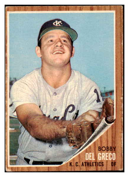 1962 Topps Baseball #548 Bobby Del Greco A's VG-EX 527717