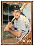 1962 Topps Baseball #551 Harry Bright Senators VG-EX 527718