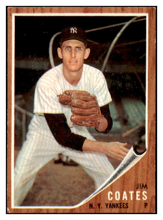 1962 Topps Baseball #553 Jim Coates Yankees EX-MT 527720