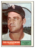 1961 Topps Baseball #065 Ted Kluszewski Angels EX 527742