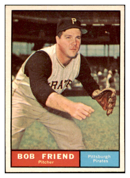 1961 Topps Baseball #270 Bob Friend Pirates EX 527743