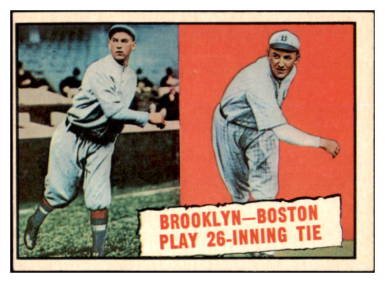1961 Topps Baseball #403 Brooklyn Boston EX 527744