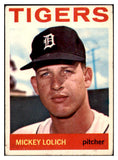 1964 Topps Baseball #128 Mickey Lolich Tigers VG-EX 527759