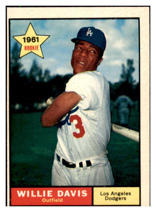 1961 Topps Baseball #506 Willie Davis Dodgers VG-EX 527763