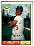 1961 Topps Baseball #506 Willie Davis Dodgers VG-EX 527763