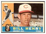 1960 Topps Baseball #524 Bill Henry Reds EX 527782
