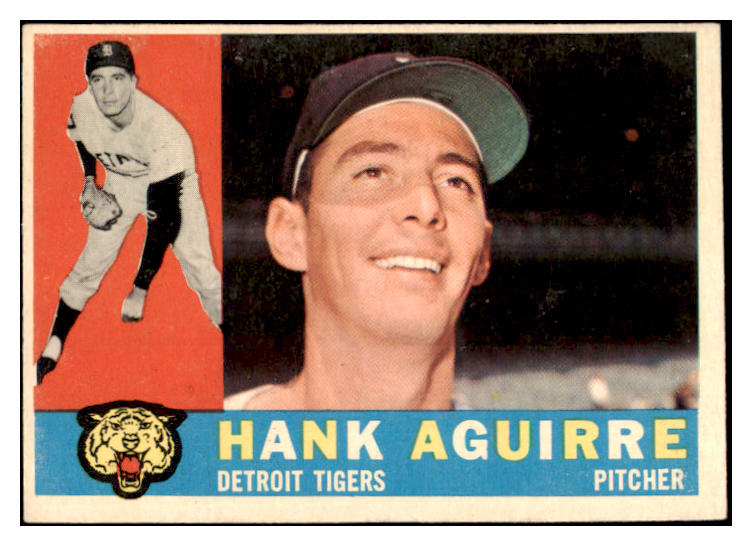 1960 Topps Baseball #546 Hank Aguirre Tigers EX 527783