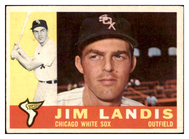 1960 Topps Baseball #550 Jim Landis White Sox EX 527788