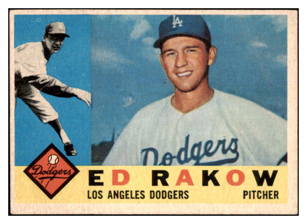 1960 Topps Baseball #551 Ed Rakow Dodgers EX 527789
