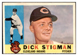 1960 Topps Baseball #507 Dick Stigman Indians EX 527790