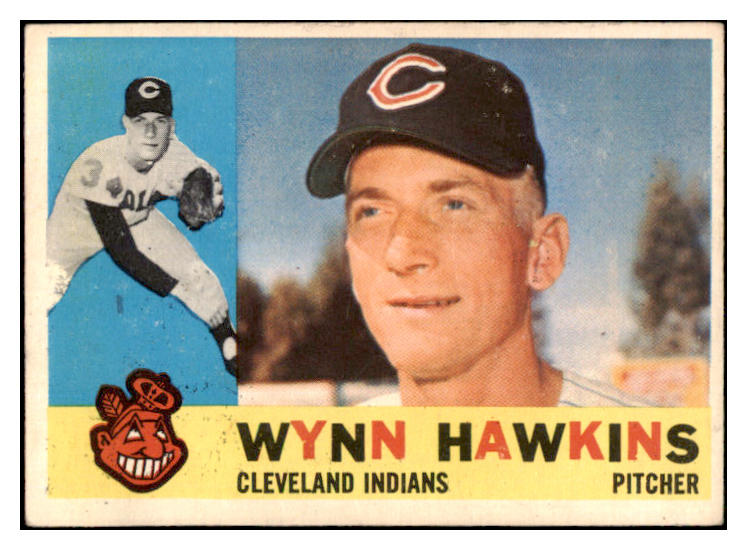 1960 Topps Baseball #536 Wynn Hawkins Indians EX 527794