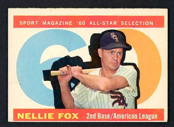 1960 Topps Baseball #555 Nellie Fox A.S. White Sox EX 527796