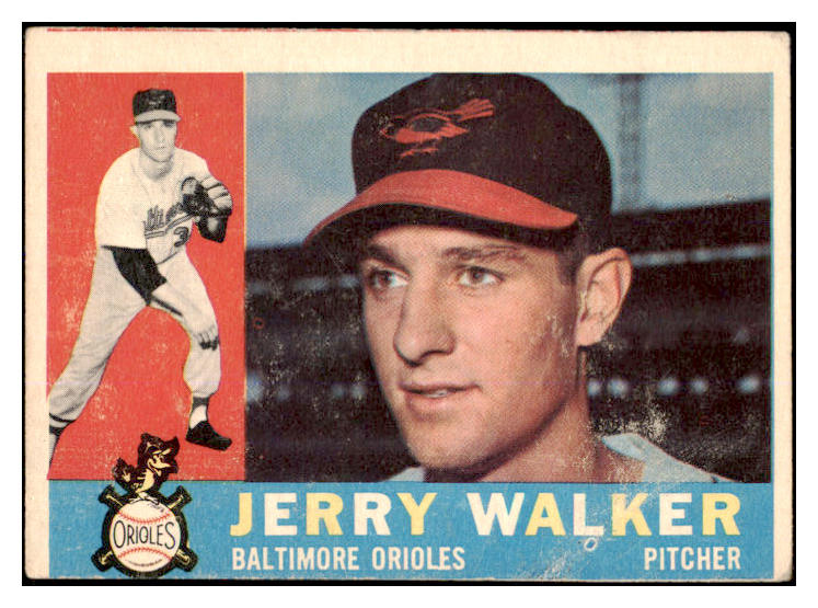 1960 Topps Baseball #540 Jerry Walker Orioles VG 527802