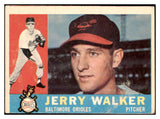 1960 Topps Baseball #540 Jerry Walker Orioles VG 527802