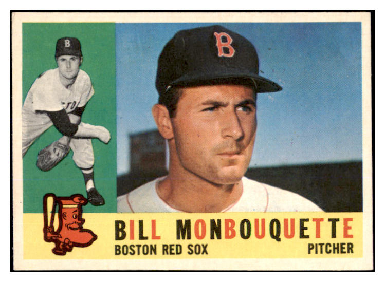1960 Topps Baseball #544 Bill Monbouquette Red Sox EX 527807