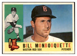 1960 Topps Baseball #544 Bill Monbouquette Red Sox EX 527807