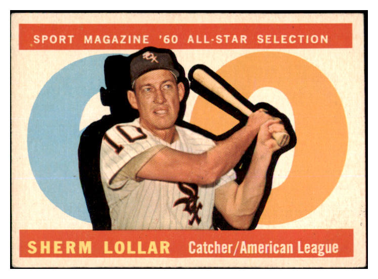 1960 Topps Baseball #567 Sherm Lollar A.S. White Sox EX 527809