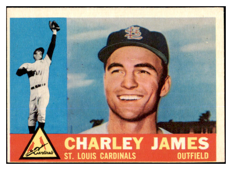1960 Topps Baseball #517 Charley James Cardinals EX 527810