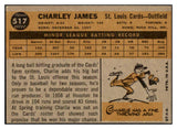 1960 Topps Baseball #517 Charley James Cardinals EX 527810