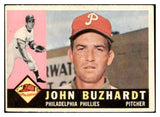 1960 Topps Baseball #549 John Buzhardt Phillies EX 527812
