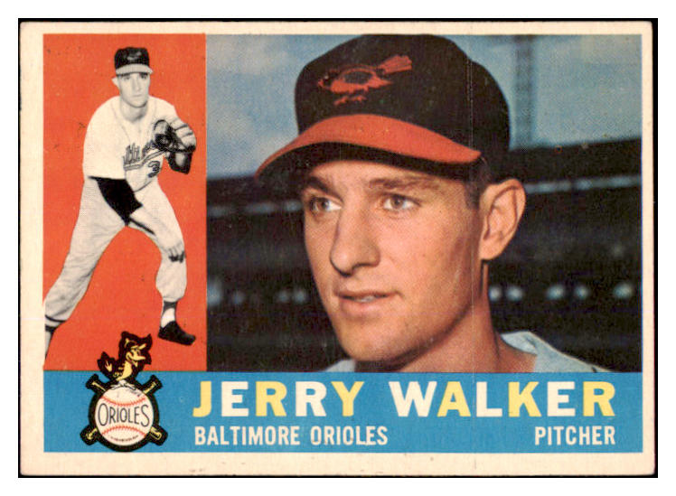1960 Topps Baseball #540 Jerry Walker Orioles EX 527815