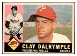 1960 Topps Baseball #523 Clay Dalrymple Phillies EX 527820