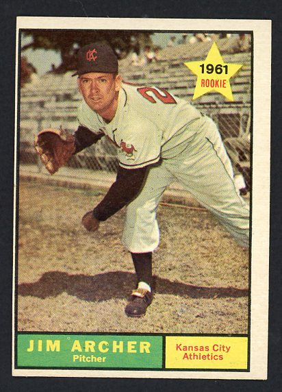 1961 Topps Baseball #552 Jim Archer A's VG-EX 527828