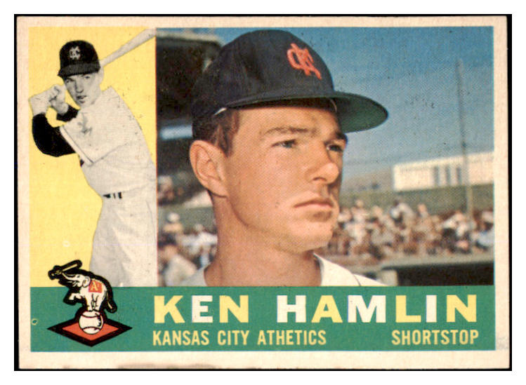 1960 Topps Baseball #542 Ken Hamlin A's EX+/EX-MT 527836
