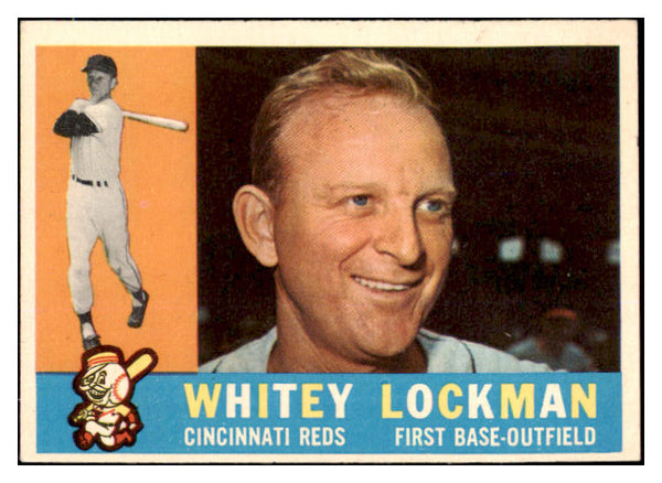 1960 Topps Baseball #535 Whitey Lockman Reds EX+/EX-MT 527837