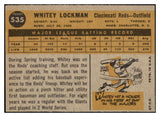 1960 Topps Baseball #535 Whitey Lockman Reds EX+/EX-MT 527837
