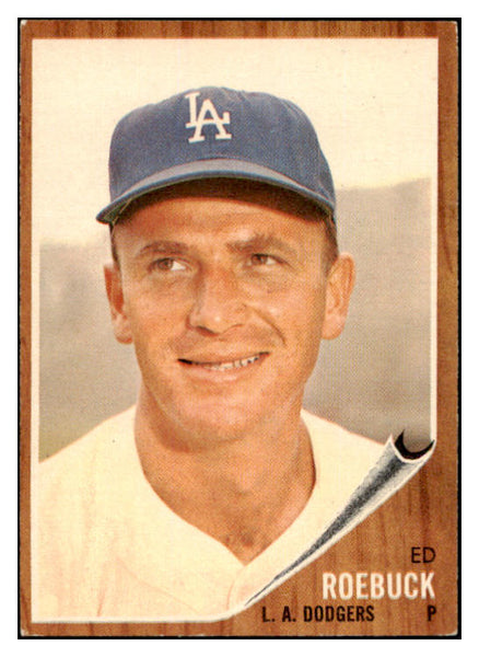 1962 Topps Baseball #535 Ed Roebuck Dodgers EX-MT 527858
