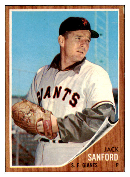 1962 Topps Baseball #538 Jack Sanford Giants EX-MT 527859