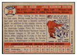 1957 Topps Baseball #029 Whitey Herzog Senators EX-MT 527861