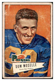 1952 Bowman Large Football #130 Dom Moselle Packers PR-FR 527867