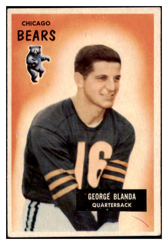 1955 Bowman Football #062 George Blanda Bears VG-EX 527874