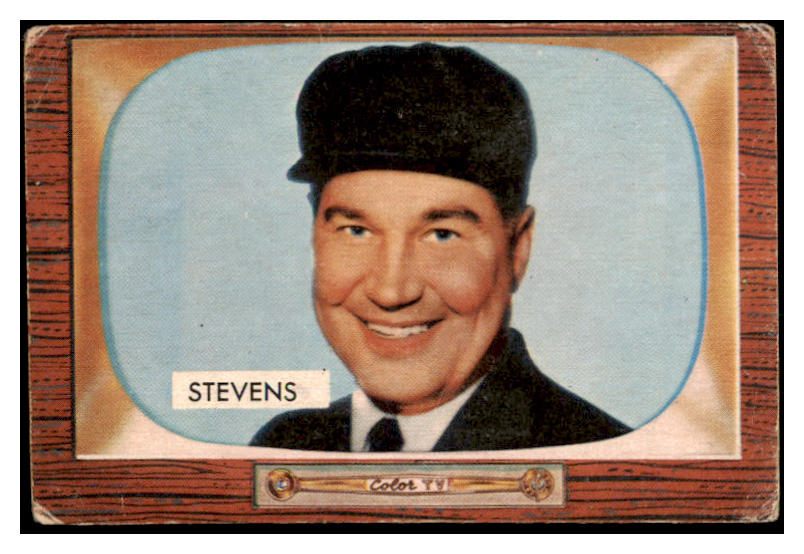 1955 Bowman Baseball #258 John Stevens Umpire VG 527880