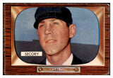 1955 Bowman Baseball #286 Frank Secory Umpire VG 527882