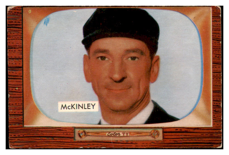 1955 Bowman Baseball #226 W.F. Mckinley Umpire VG 527887
