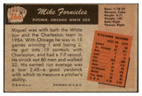 1955 Bowman Baseball #266 Mike Fornieles White Sox VG 527900