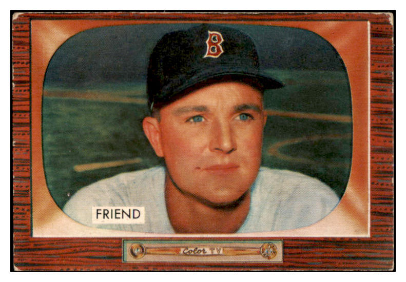 1955 Bowman Baseball #256 Owen Friend Red Sox VG-EX 527905