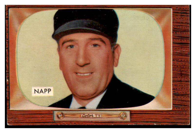 1955 Bowman Baseball #250 Larry Napp Umpire VG-EX 527911